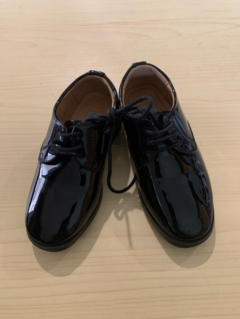 Black Patent Lace-Up Dress Shoes
New